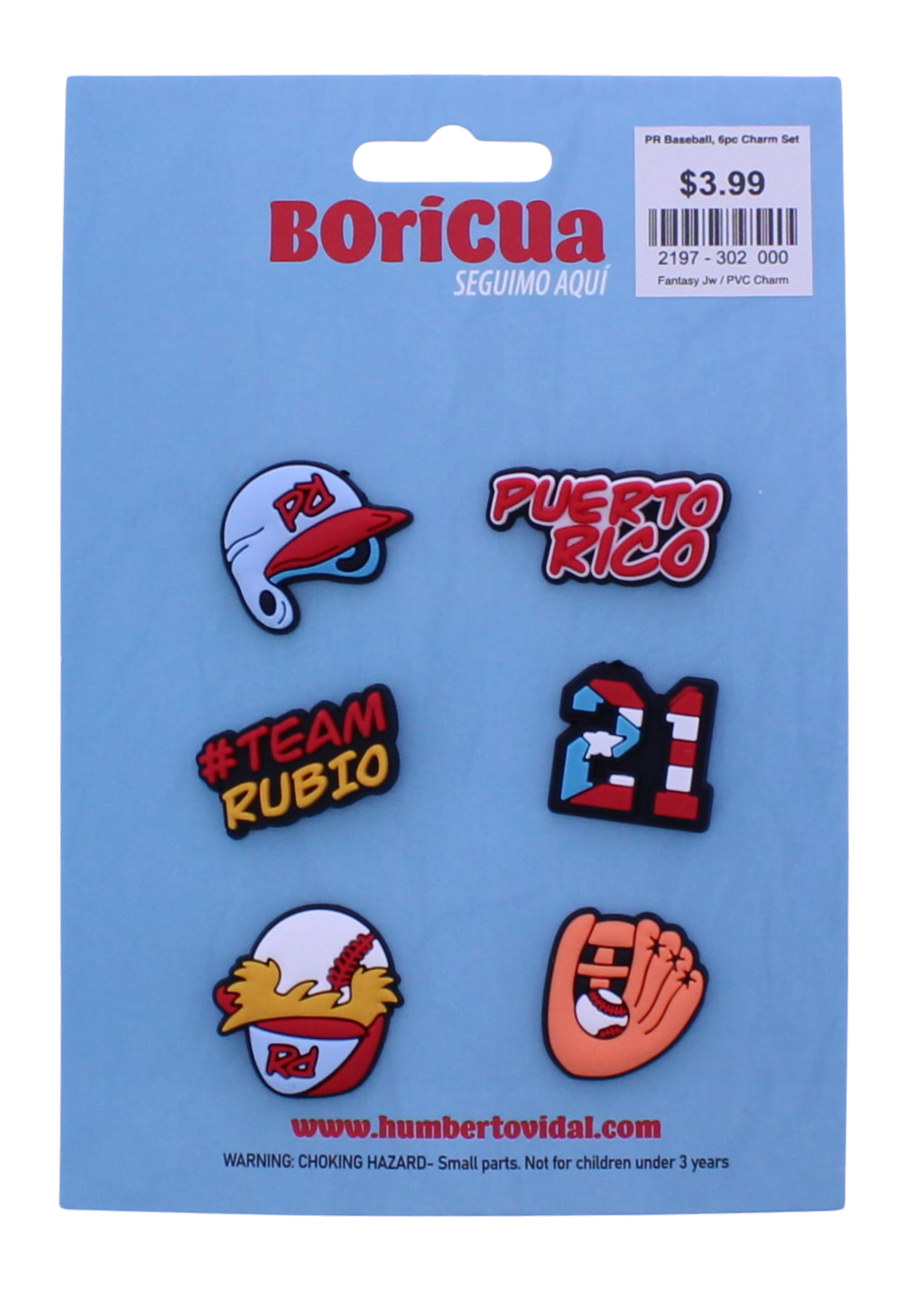 PR Béisbol Charm Set