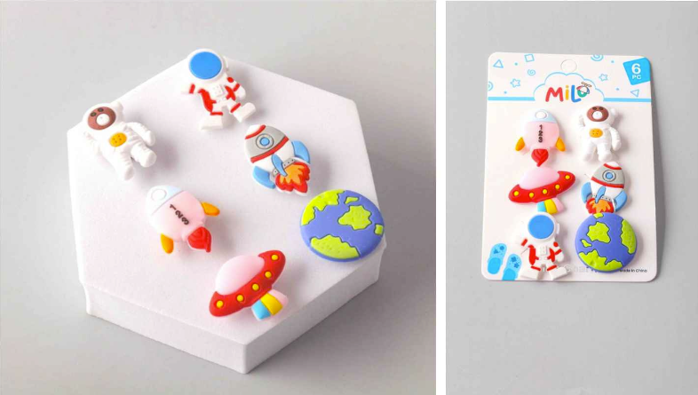 Space Shoe Charms