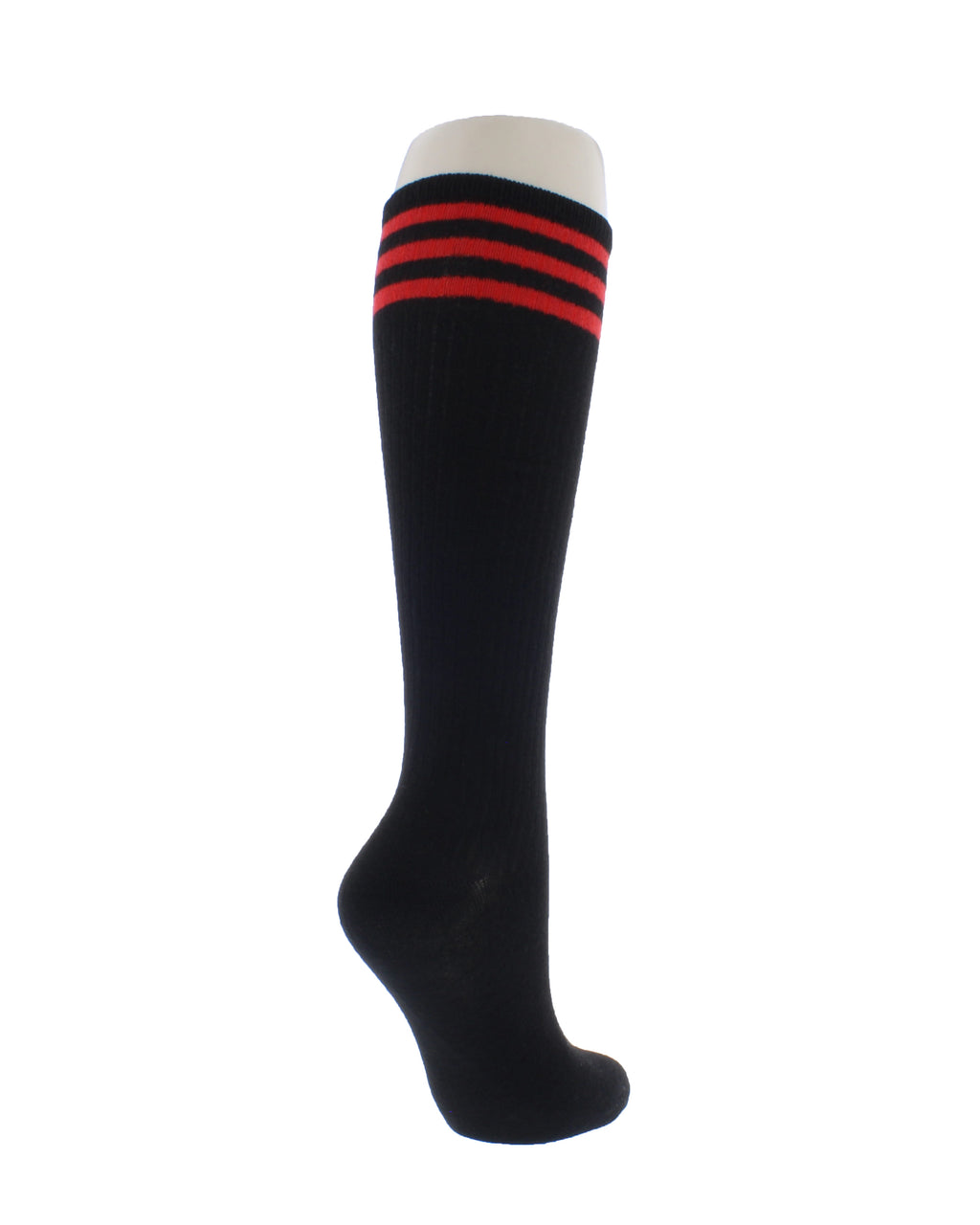 Knee High Sock with Three Stripes