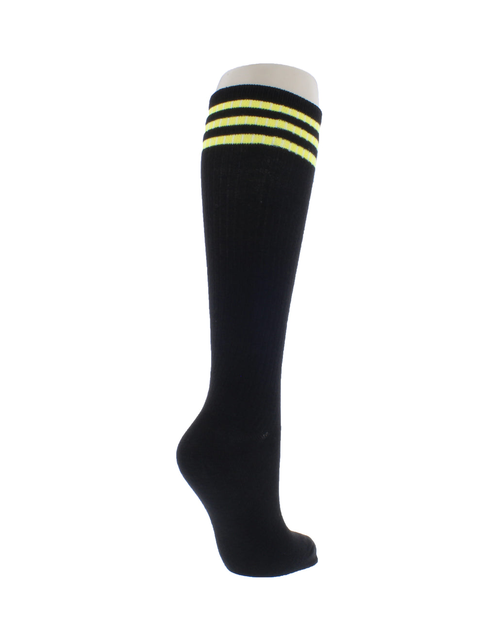 Knee High Sock with Three Stripes