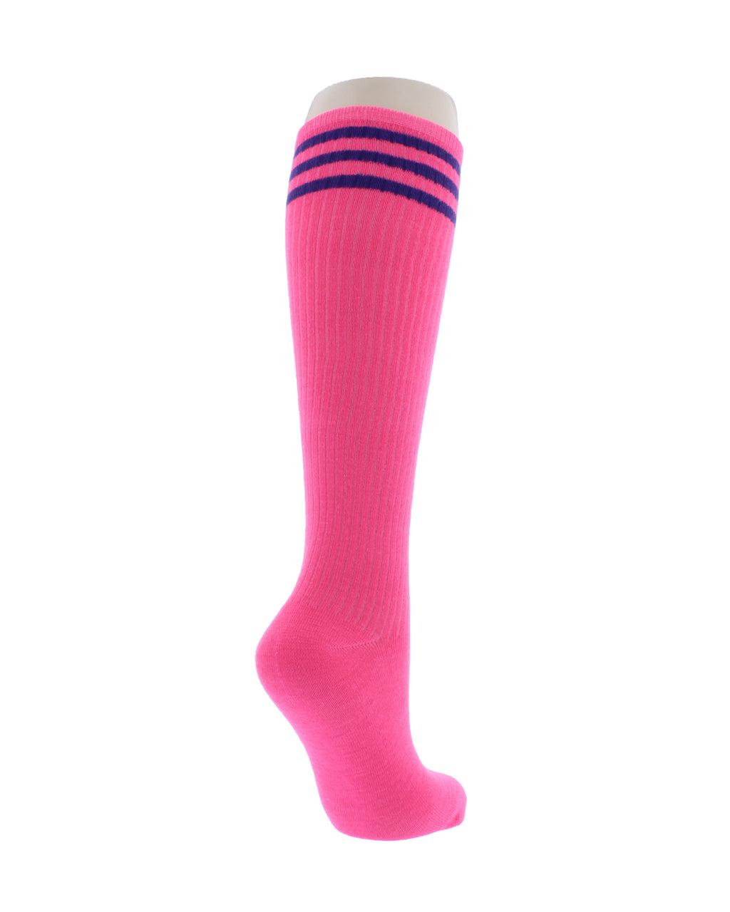 Knee High Sock with Three Stripes