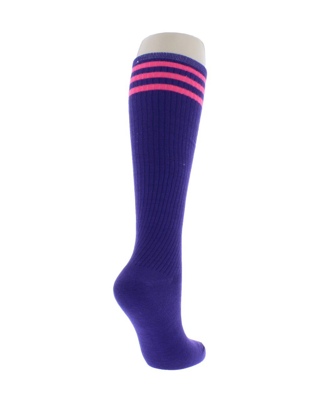 Knee High Sock with Three Stripes
