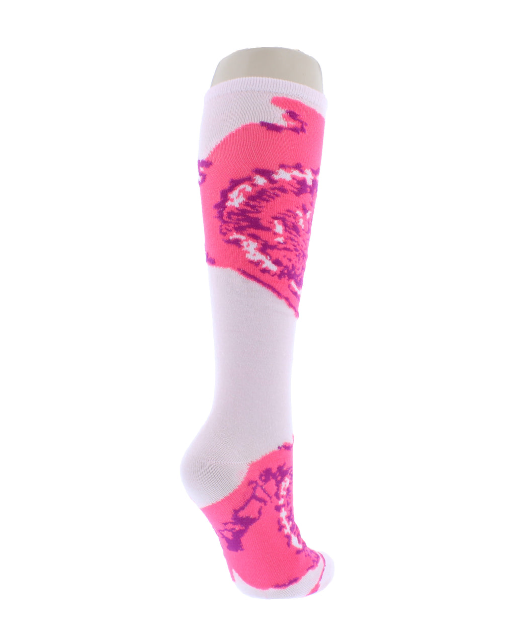 Knee High Sock with Tie Dye Print