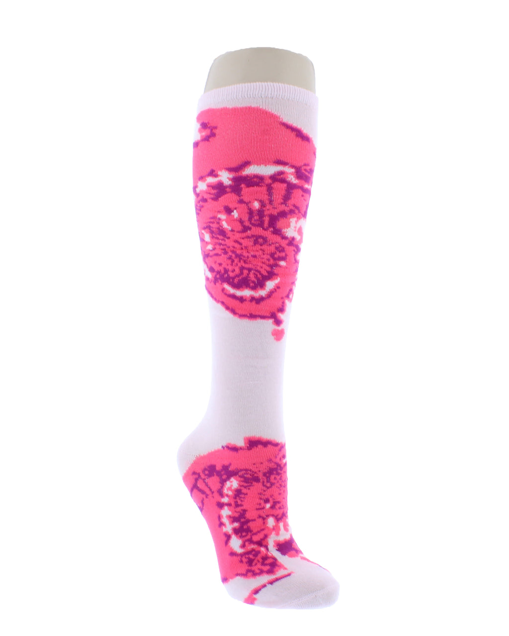 Knee High Sock with Tie Dye Print