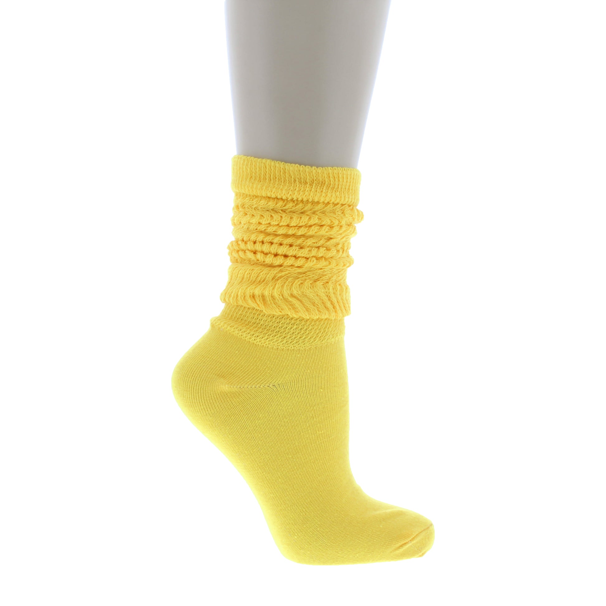Crew Slouch Sock in Solid Colors