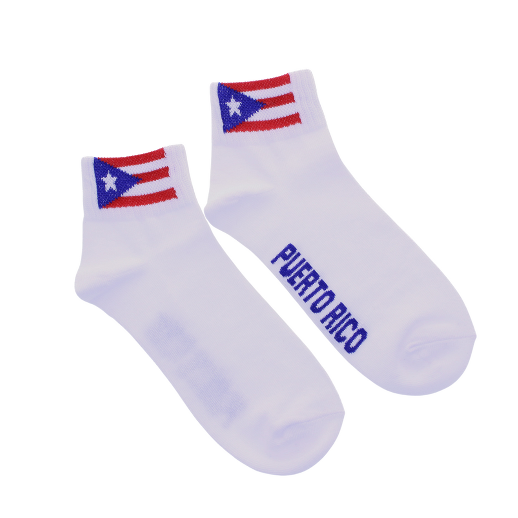 Ankle Sock with Puerto Rico Flag