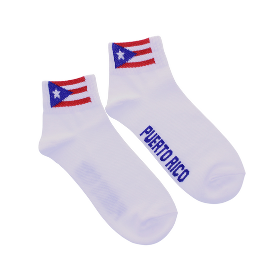 Ankle Sock with Puerto Rico Print