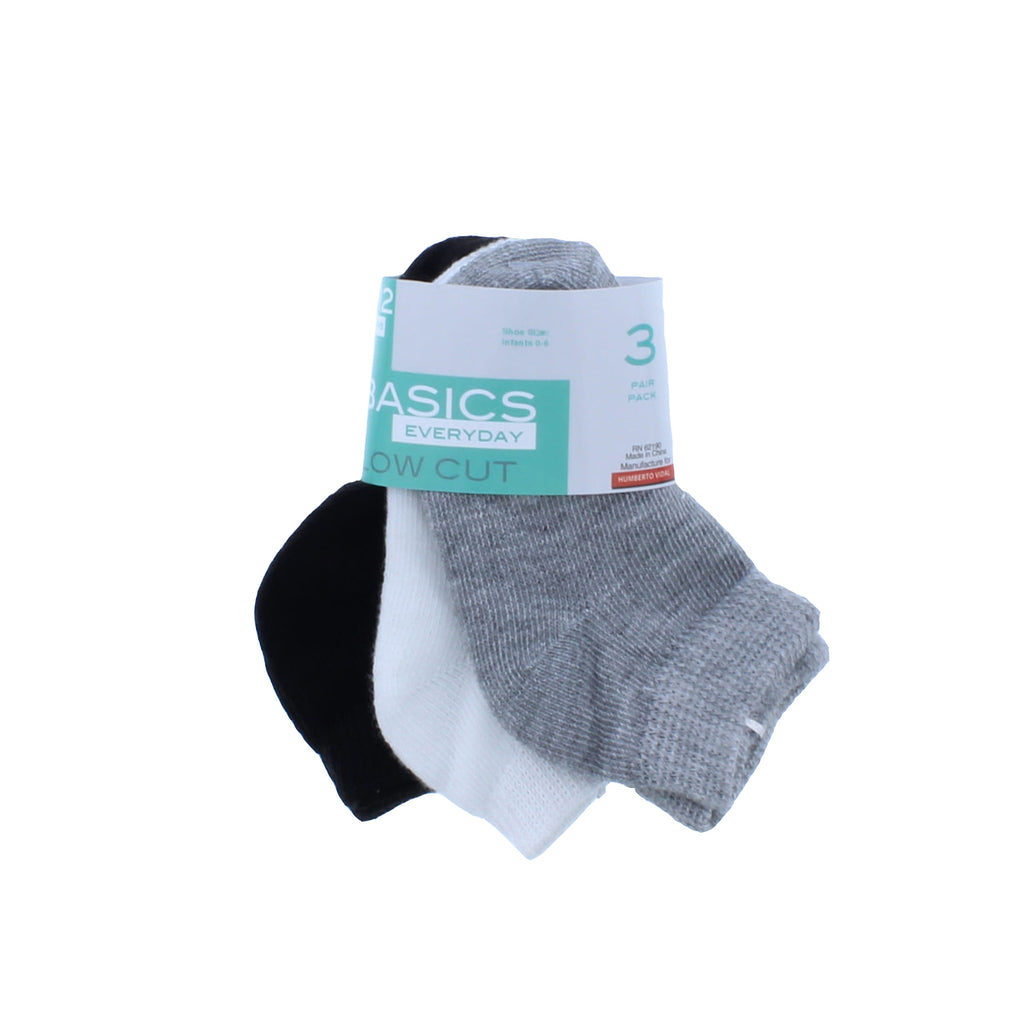 Mix Color Low Cut Sock 3-pack