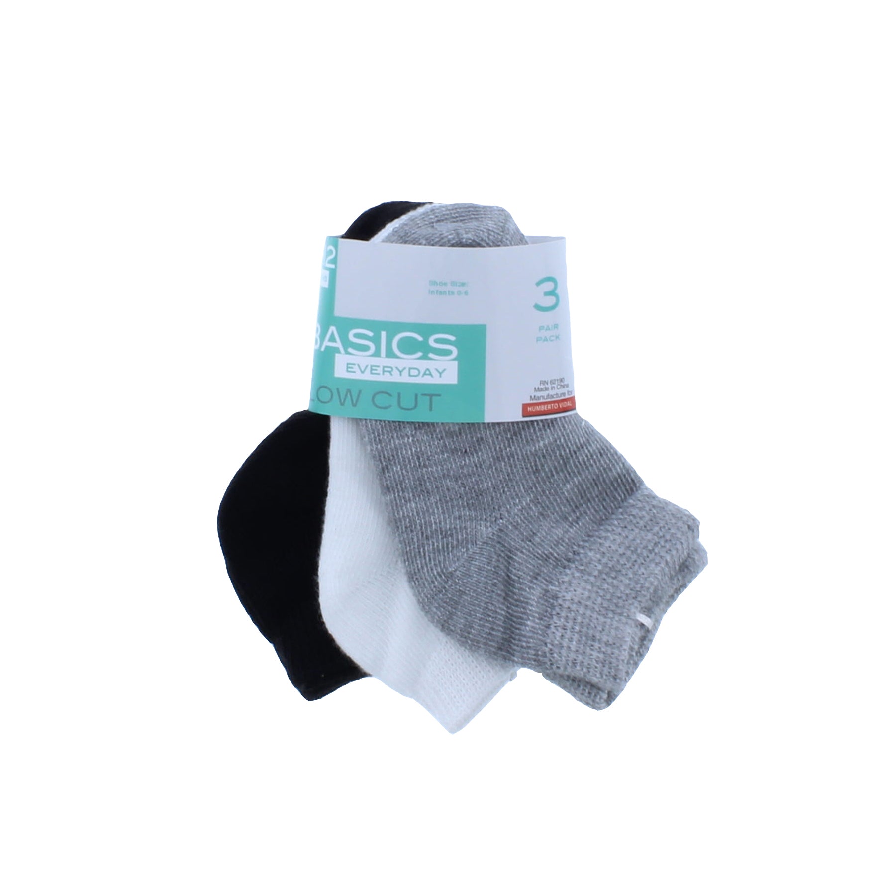 Mix Color Low Cut Sock 3-pack