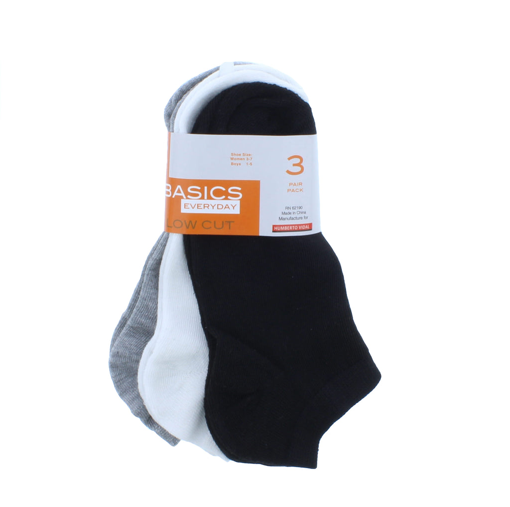 Mix Color Low Cut Sock 3-pack