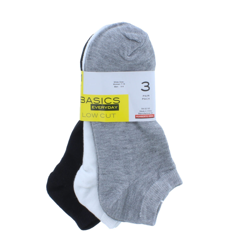 Mix Color Low Cut Sock 3-pack