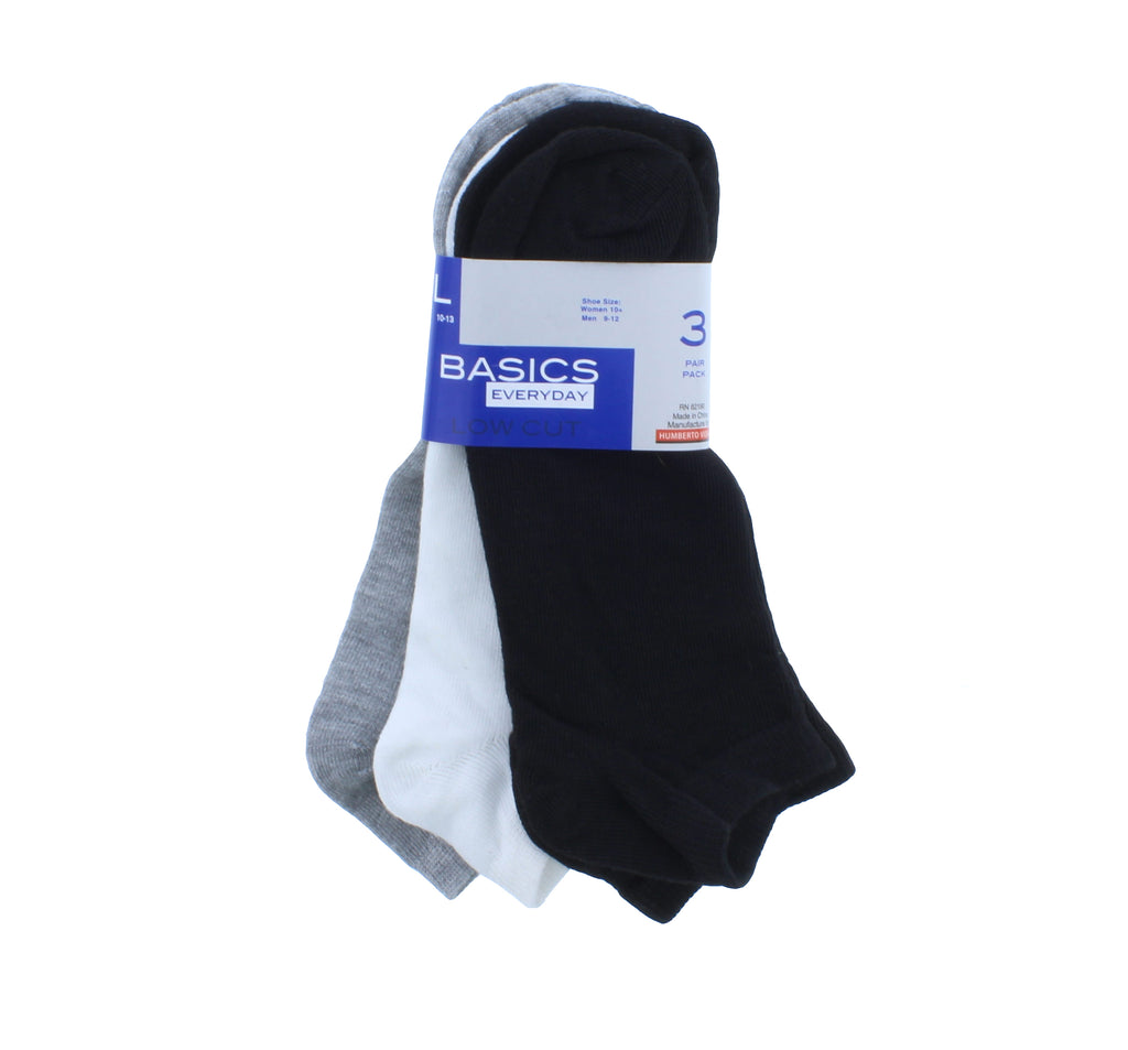 Mix Color Low Cut Sock 3-pack