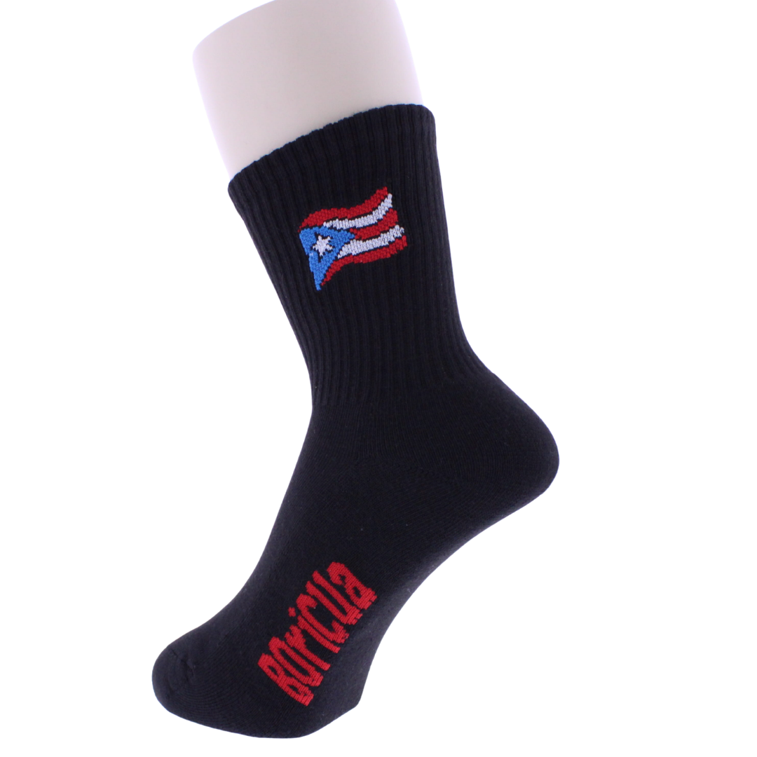 Puerto Rico Flag Crew Sock