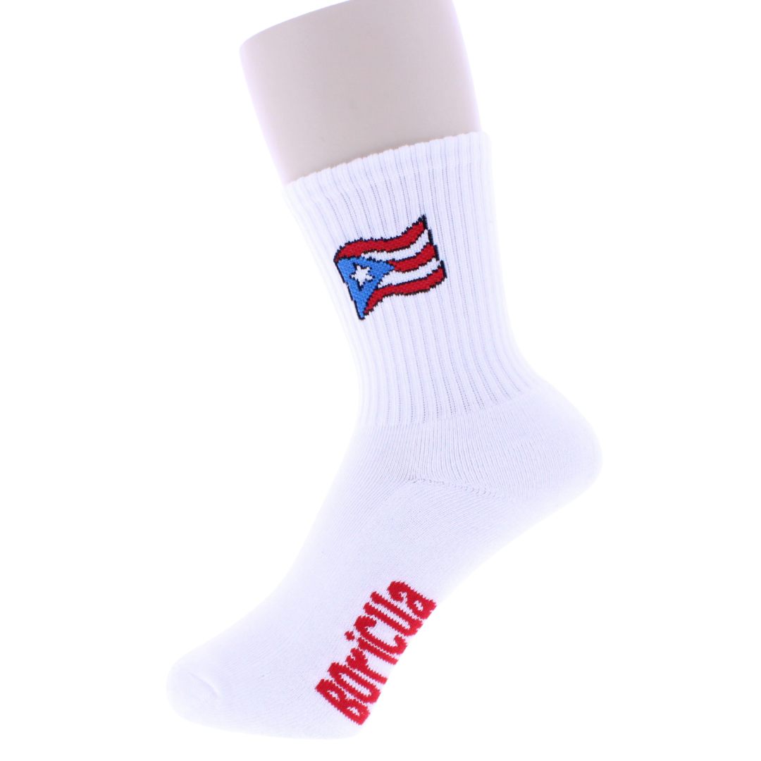 Puerto Rico Flag Crew Sock