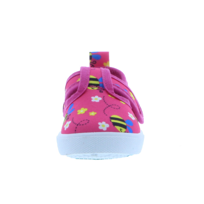 Girls Fabric Sneaker with Velcro Closure
