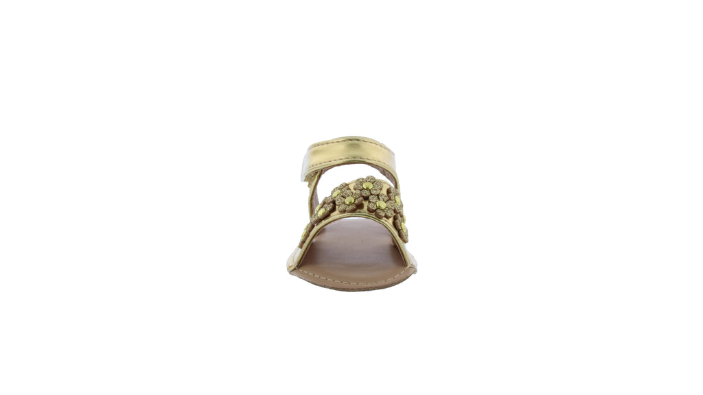 Baby Sandal with Flower Apliques