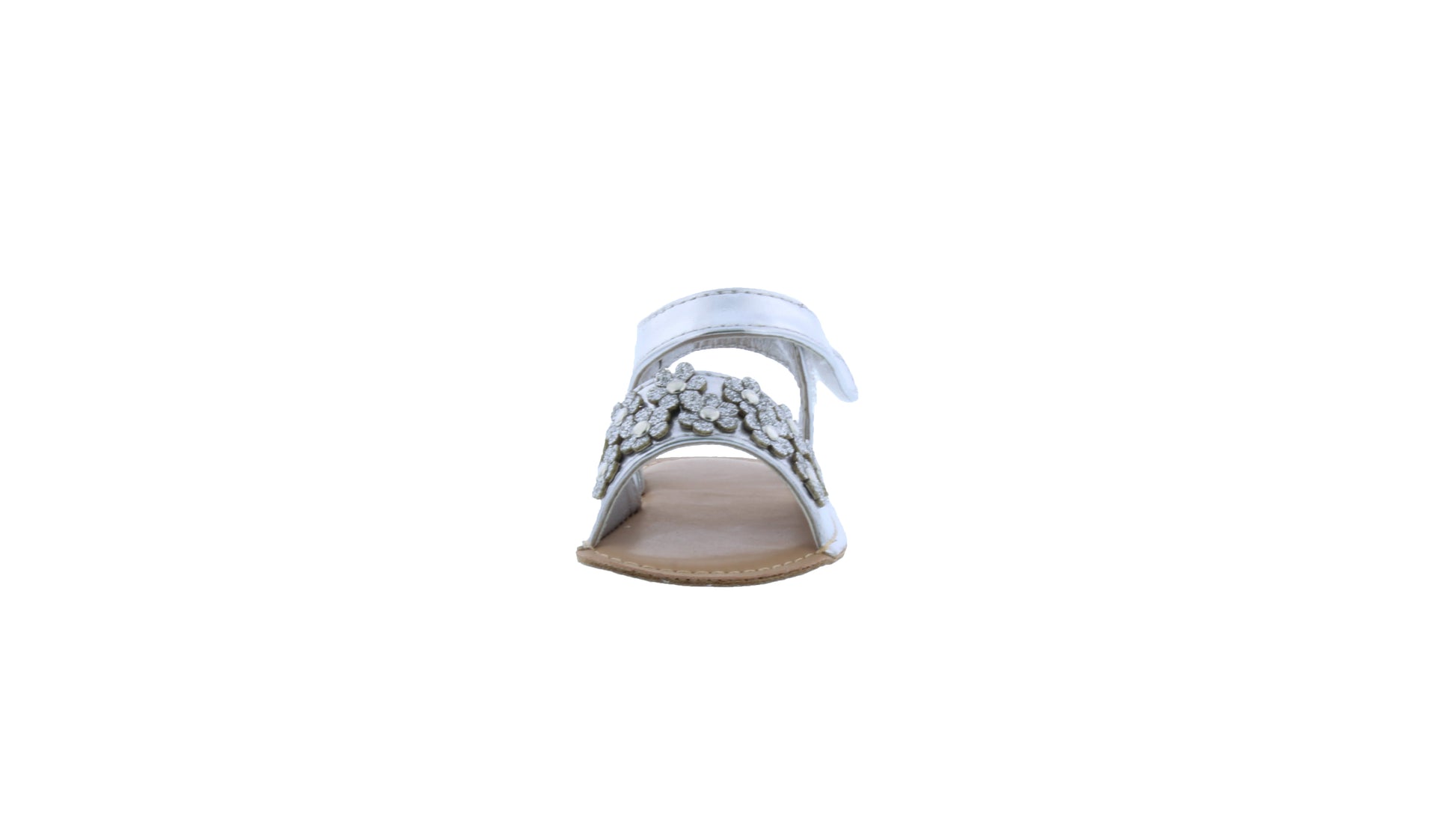 Baby Sandal with Flower Apliques