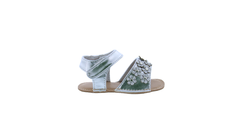Baby Sandal with Flower Apliques