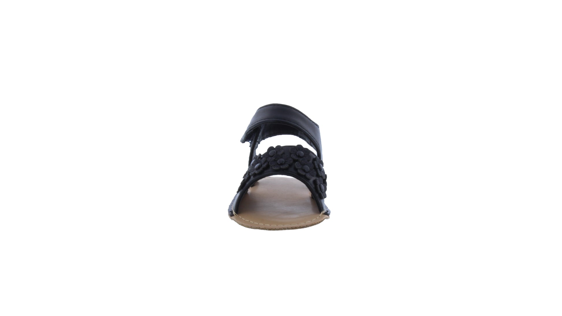 Baby Sandal with Flower Apliques