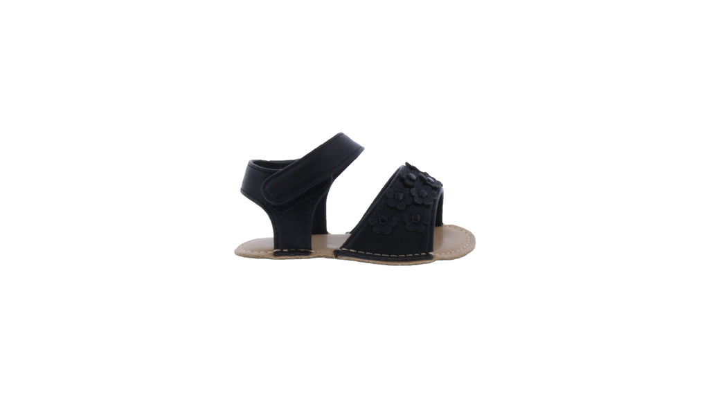 Baby Sandal with Flower Apliques