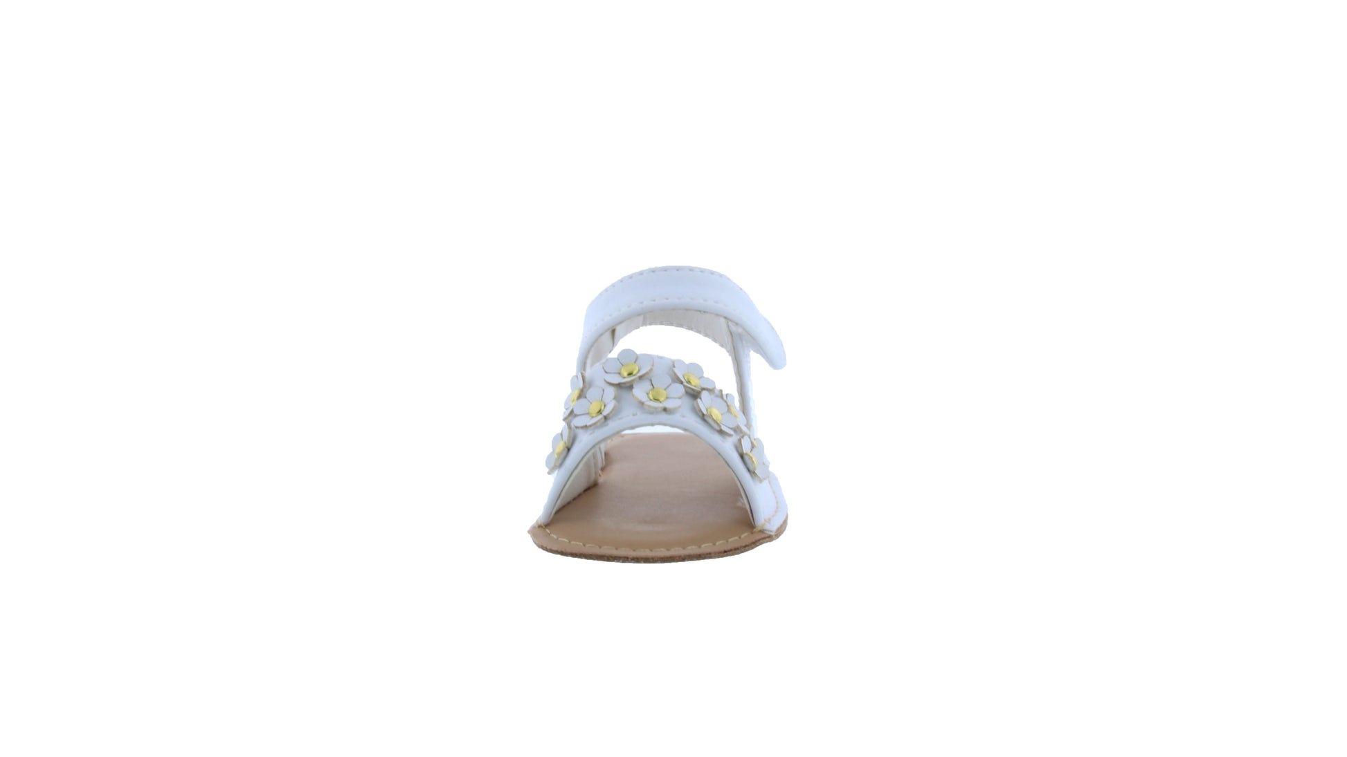 Baby Sandal with Flower Apliques