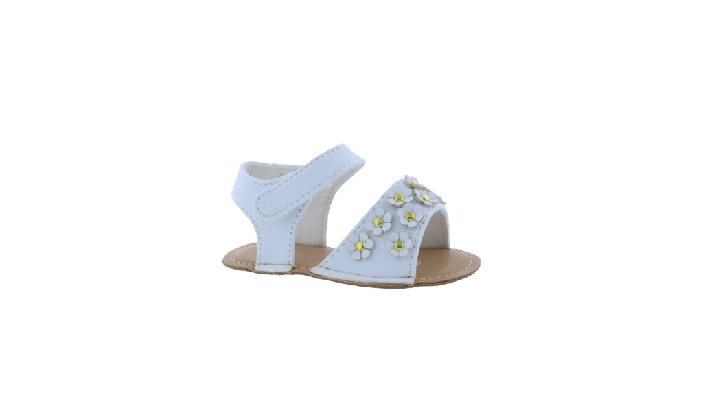 Baby Sandal with Flower Apliques