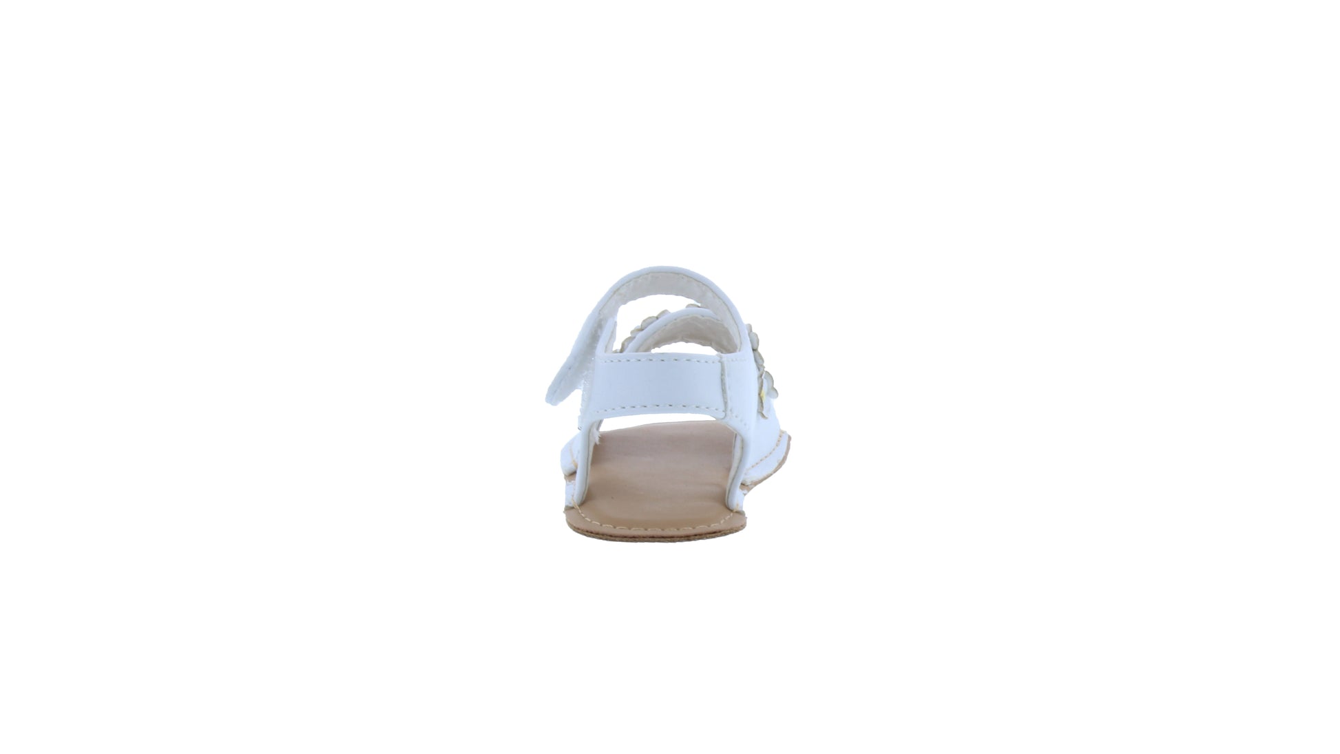 Baby Sandal with Flower Apliques