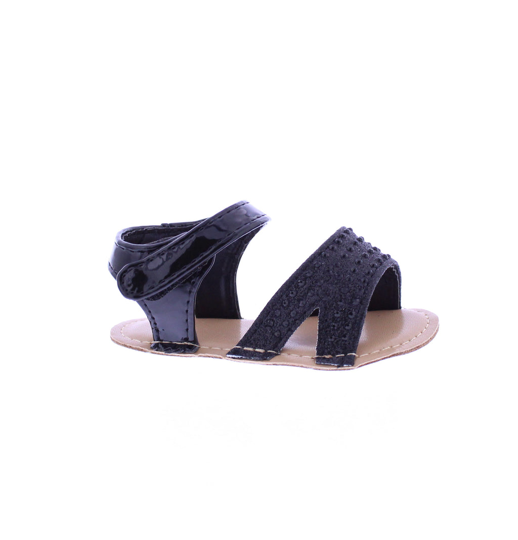 Baby Glitter & Rhinestone Sandal with Bow