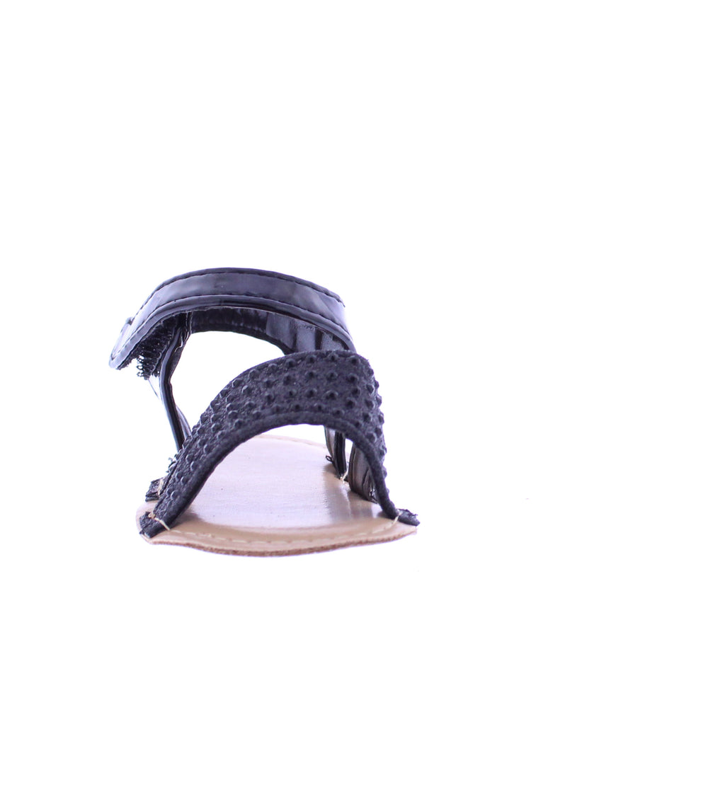 Baby Glitter & Rhinestone Sandal with Bow