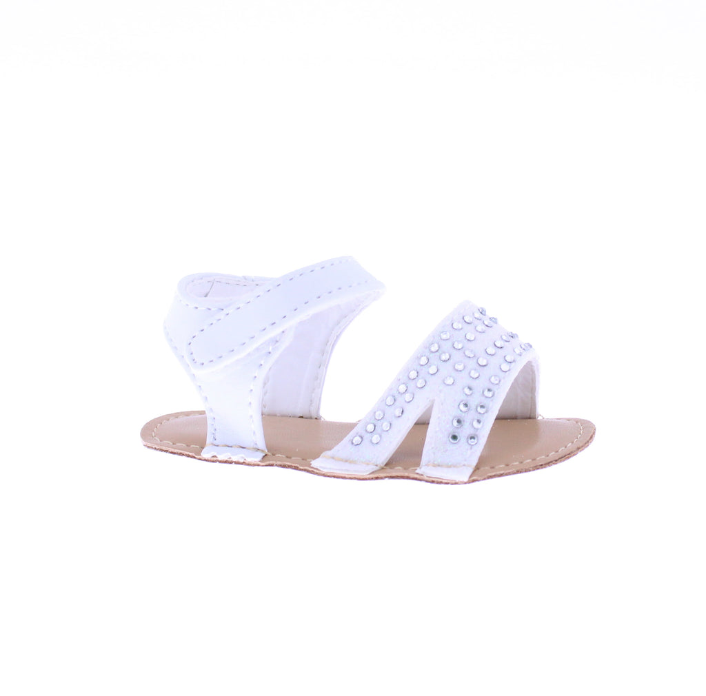 Baby Glitter & Rhinestone Sandal with Bow