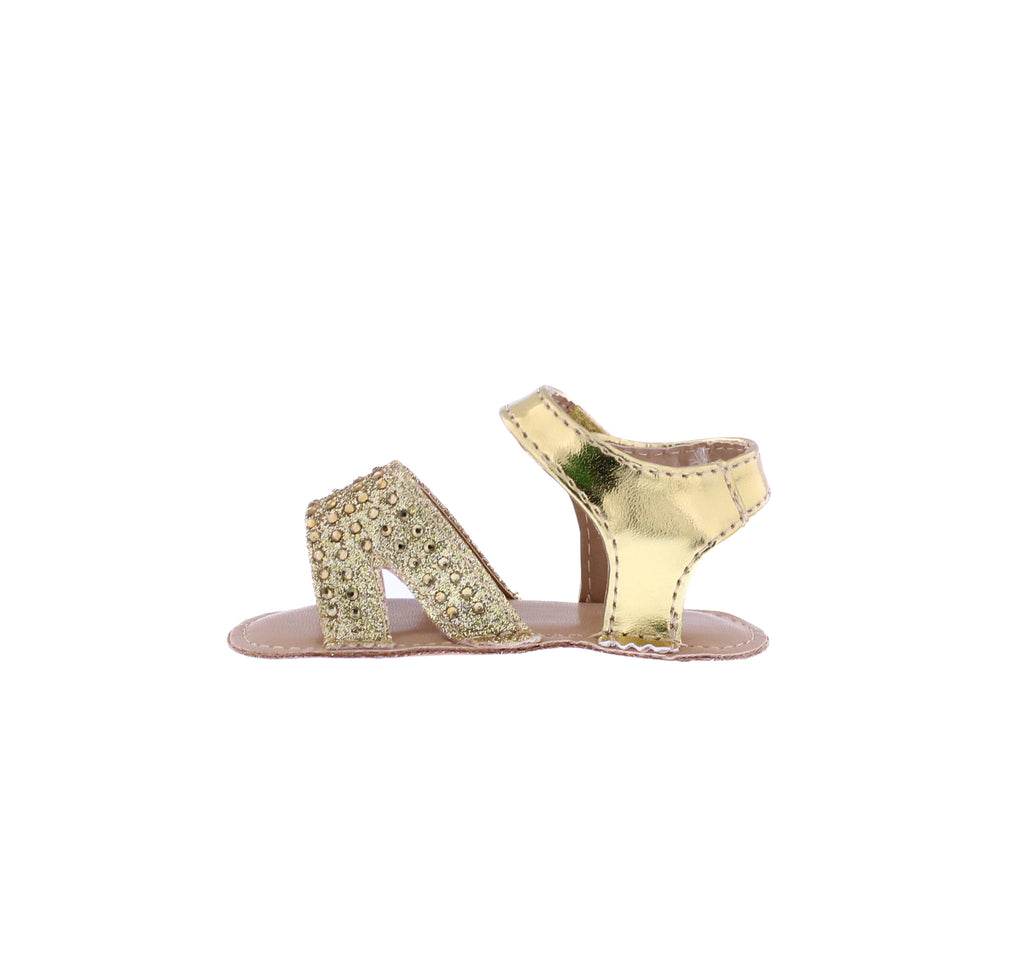 Baby Glitter & Rhinestone Sandal with Bow