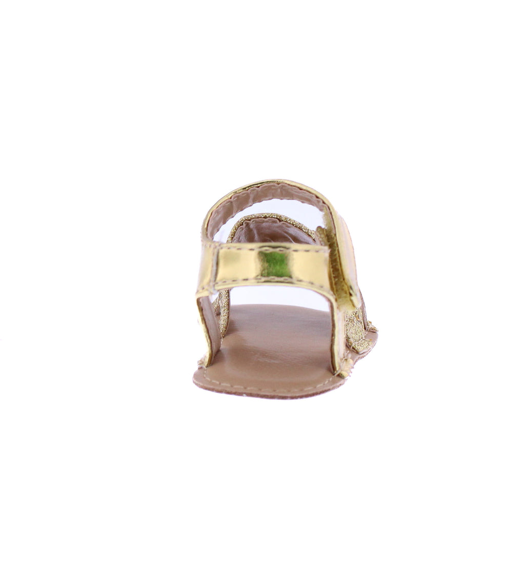 Baby Glitter & Rhinestone Sandal with Bow