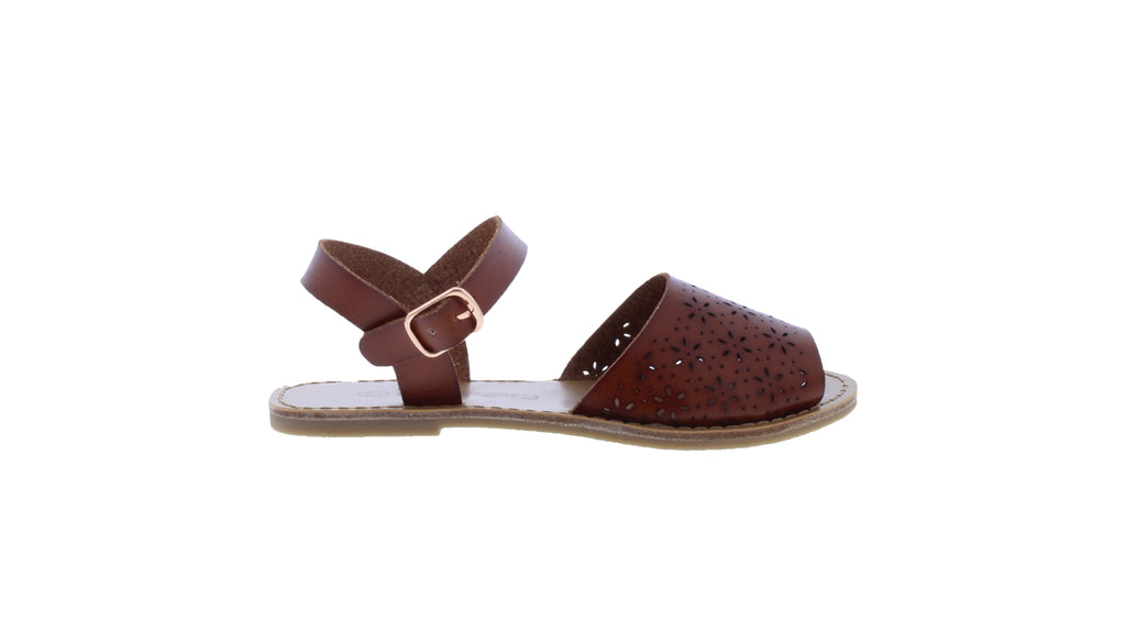 Girls Abarca Sandal with Buckle Closure
