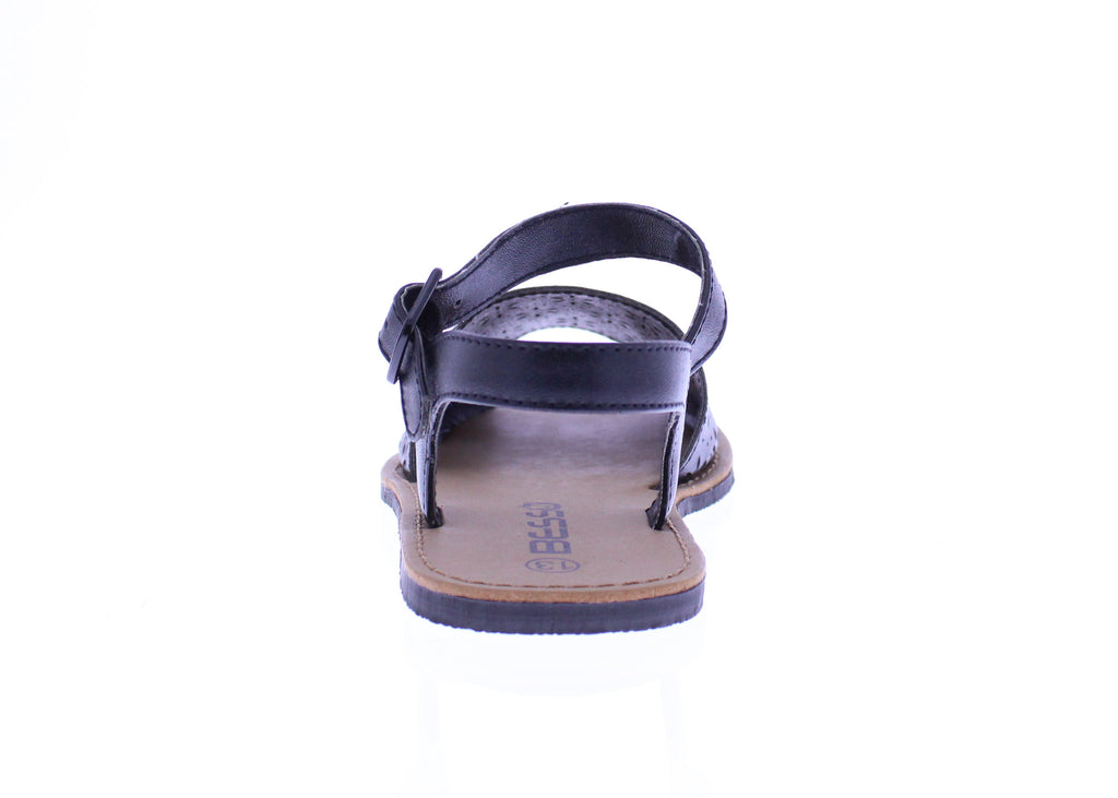 Girls Abarca Sandal with Buckle Closure
