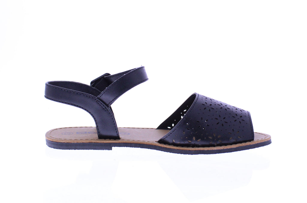 Girls Abarca Sandal with Buckle Closure