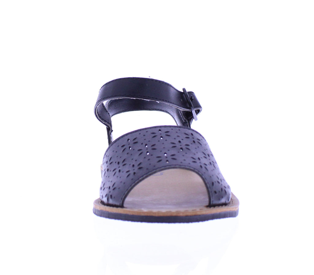 Girls Abarca Sandal with Buckle Closure