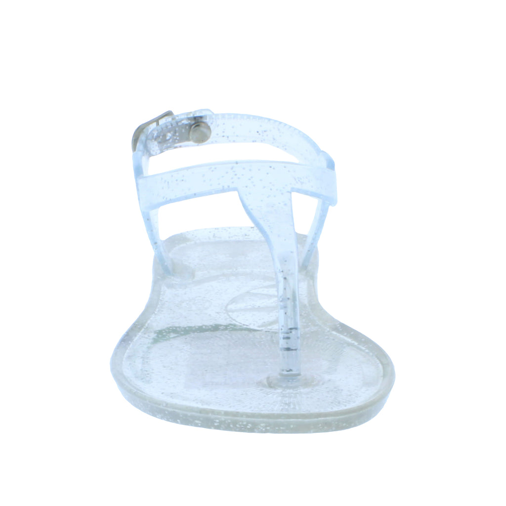 Girls Plastic Sandal with Buckle Closure