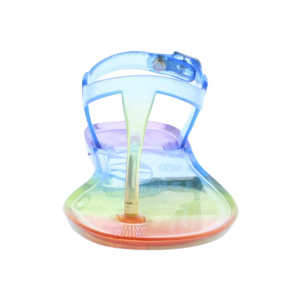 Girls Plastic Sandal with Buckle Closure