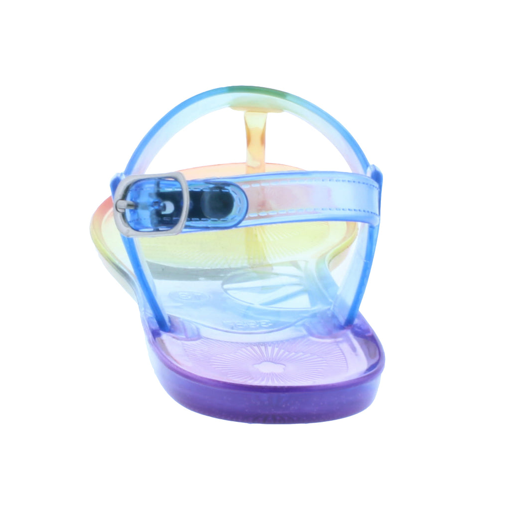 Girls Plastic Sandal with Buckle Closure