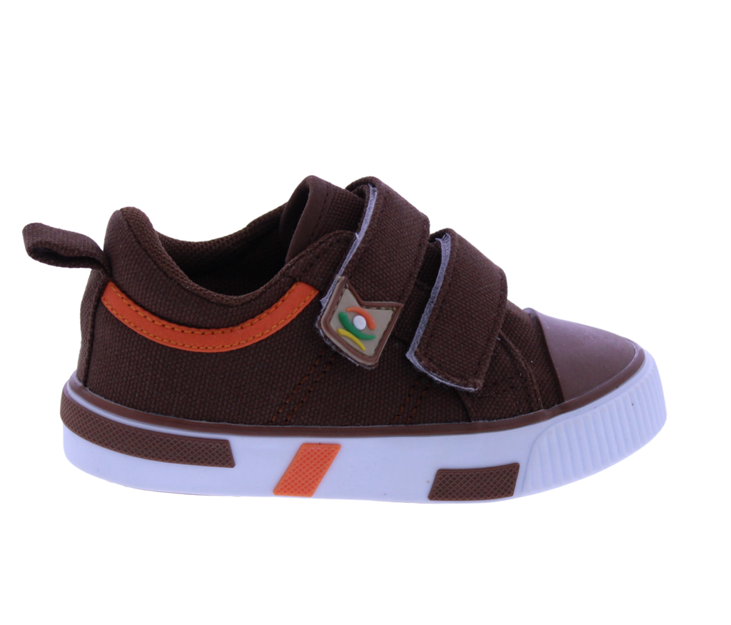 Kids Double Velcro Strap Sneaker