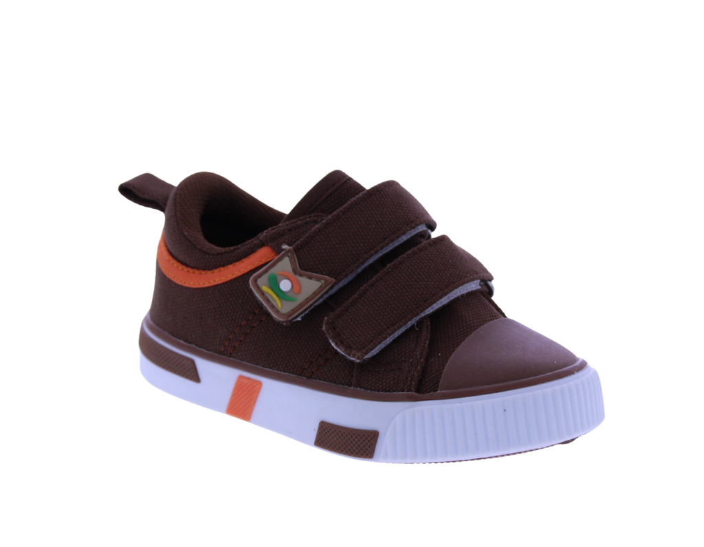 Kids Double Velcro Strap Sneaker