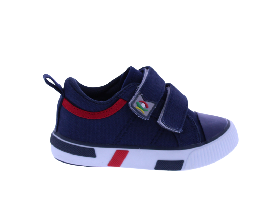 Kids Double Velcro Strap Sneaker