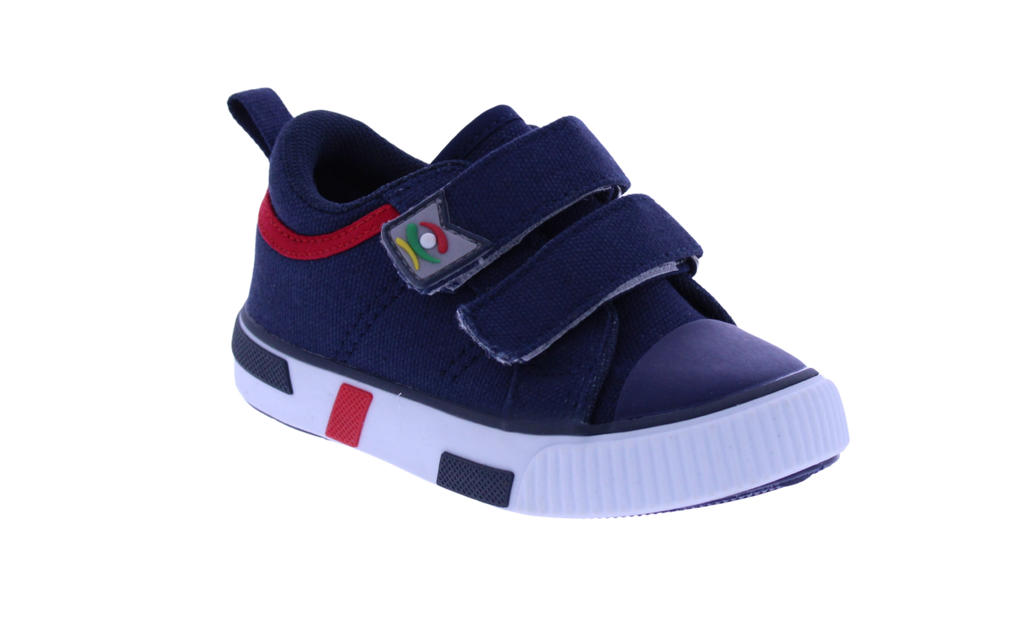 Kids Double Velcro Strap Sneaker