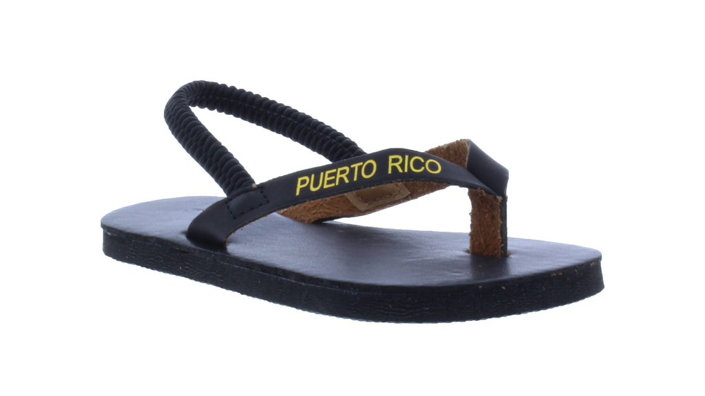 Chanclas Unisex de Piel Sintética con Estampado Puerto Rico