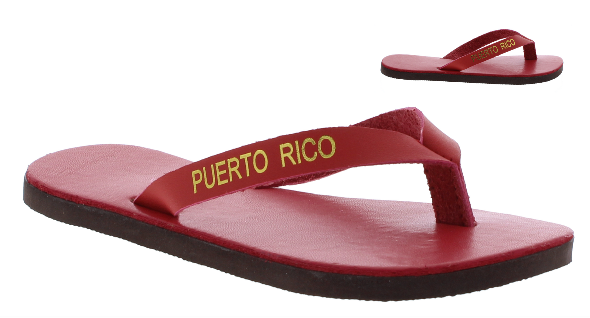 Kids Puerto Rico Faux Leather Flip Flop
