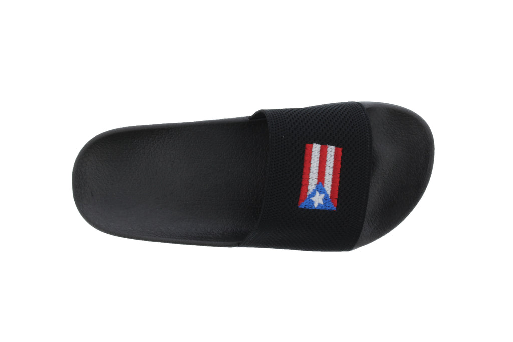 Kids Fly Knit Slipper with Puerto Rico Flag