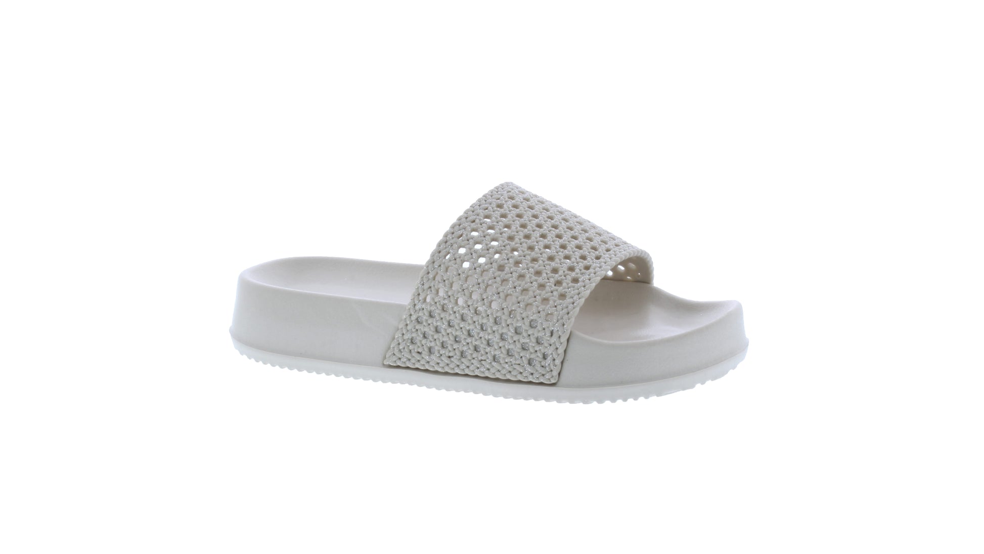Girls Glitter Wedge Slide