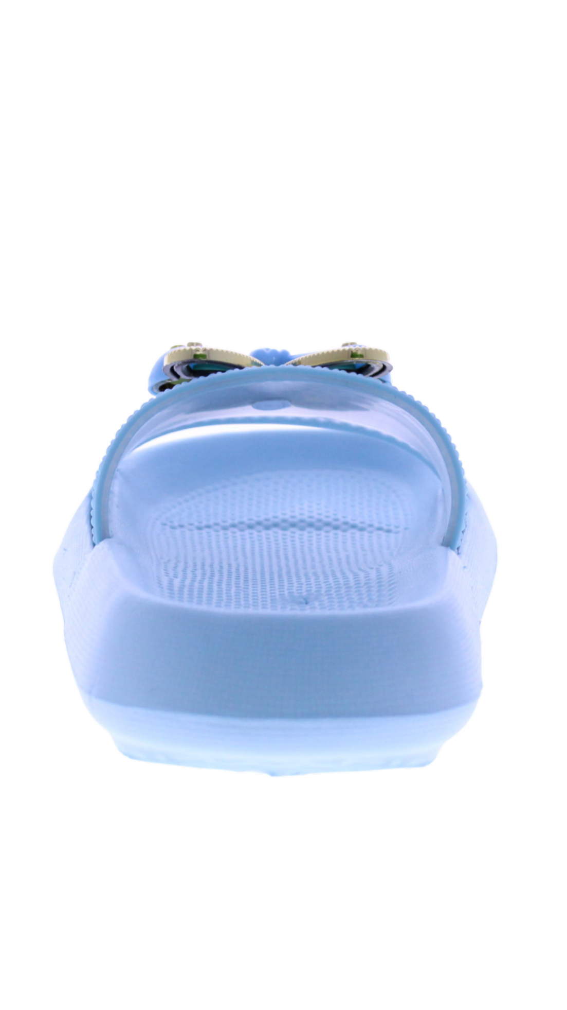Kids' Bunny Bow Clear Strap Slide