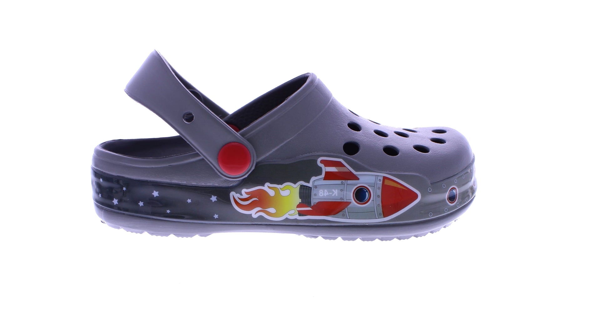 Zuecos de Goma para Niños con Planeta Iluminado