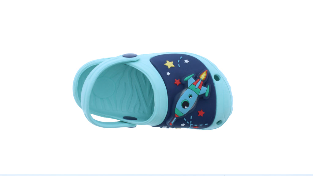 Zuecos de Goma Unisex con Cohete Luminoso